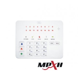 T16L MPXH Teclado 16 Zonas Hablado